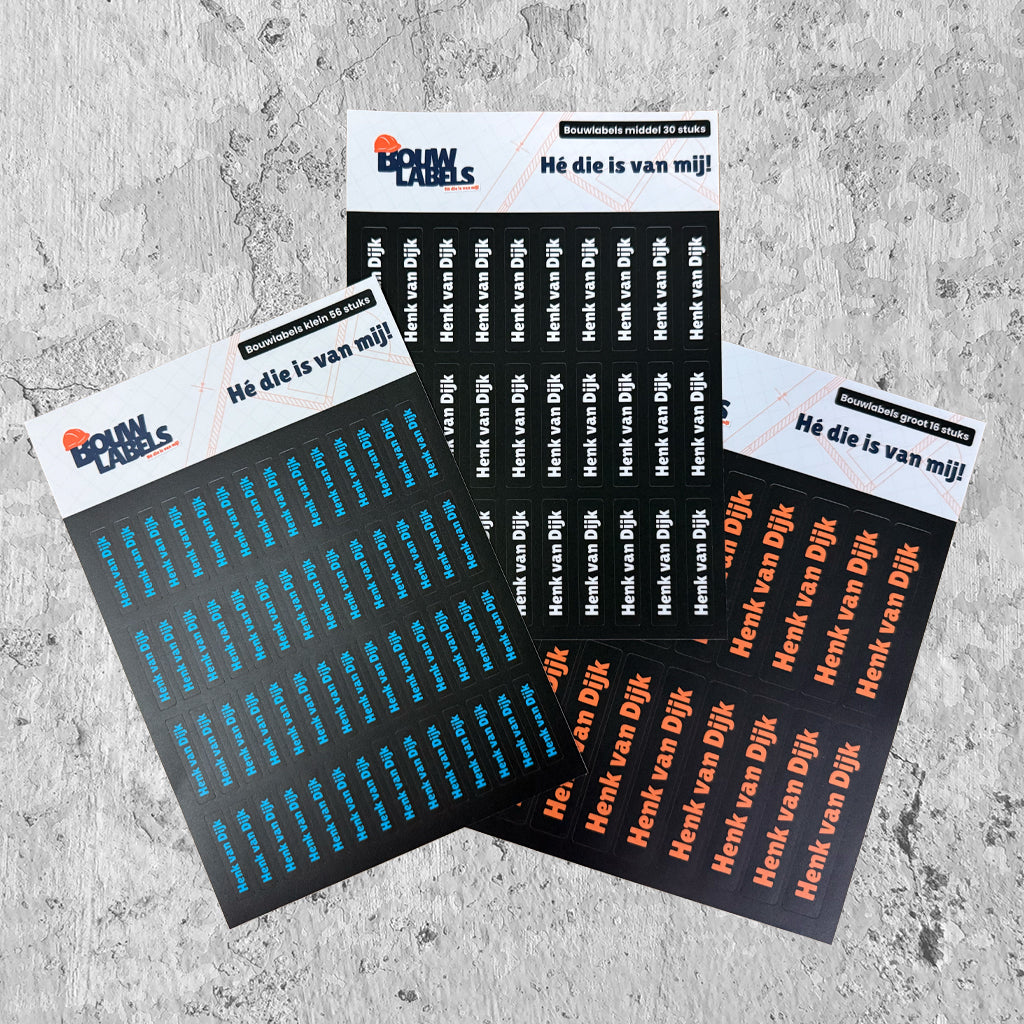 Bouwlabels Combi Bundel